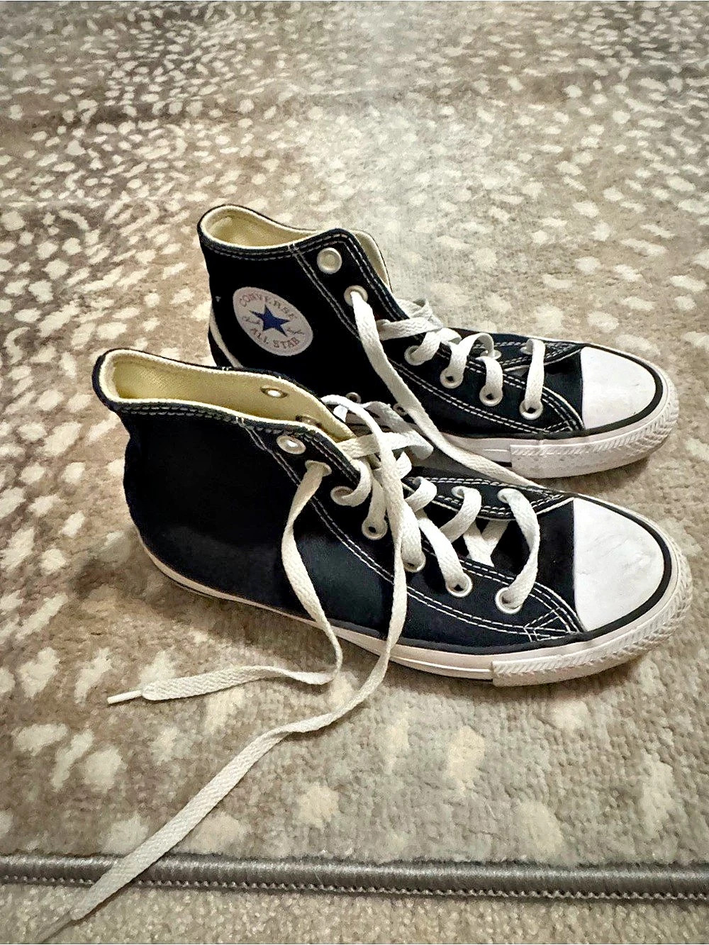 Converse Chuck Taylor All Star High Top Black High Top Sneakers Black & White US